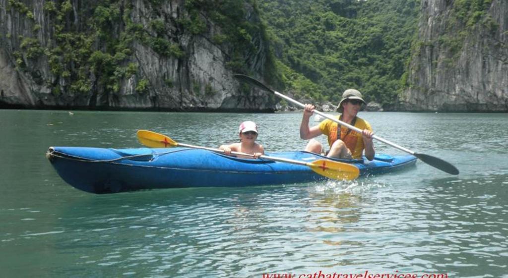 Ciao Cat Ba Hotel Chan Chau Bagian luar foto