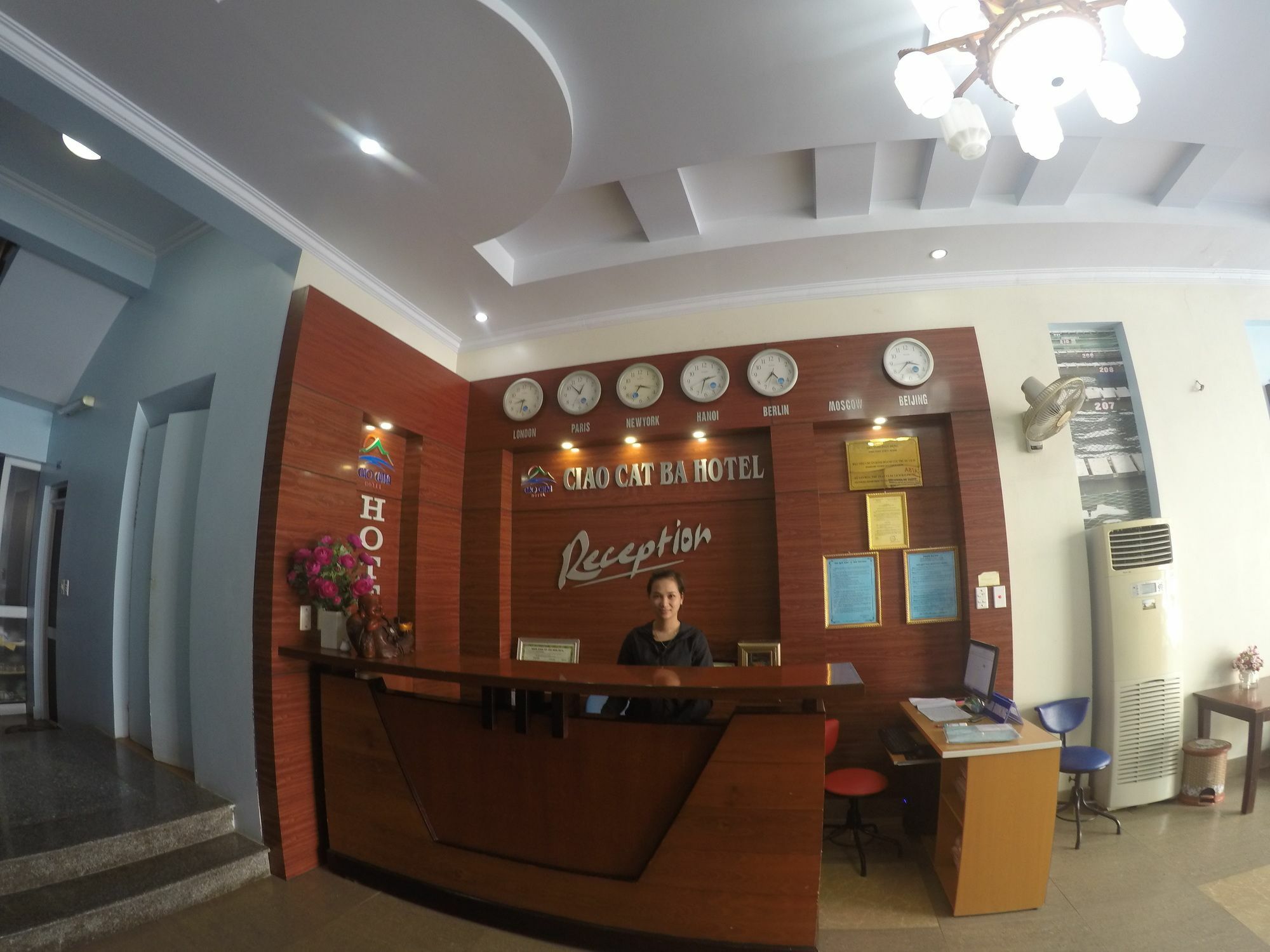 Ciao Cat Ba Hotel Chan Chau Bagian luar foto